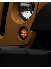 Raxiom Axial Series Smoked Lens LED Turn Signals Jeep Wrangler JK 2007-2018                                     - J142671 - Image 6