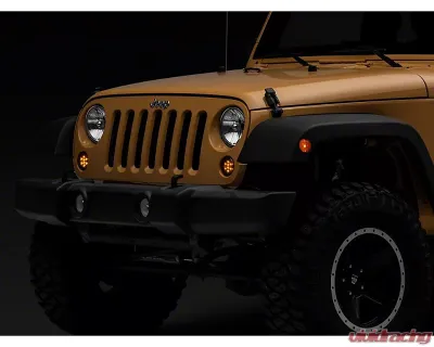 Raxiom Axial Series Smoked Lens LED Turn Signals Jeep Wrangler JK 2007-2018 - J142671