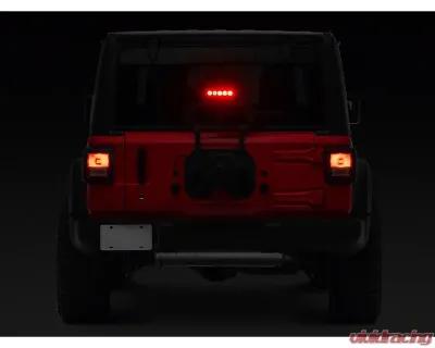 Raxiom Axial Series Red Lens LED Third Brake Light Jeep Wrangler JL 2018-2024 - J142672-JL