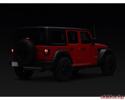 Raxiom Axial Series Red Lens LED Third Brake Light Jeep Wrangler JL 2018-2024 - J142672-JL