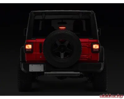 Raxiom Axial Series Smoked Lens LED Third Brake Light Jeep Wrangler JL 2018-2024 - J142673-JL