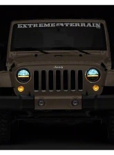 Raxiom Axial Series Clear Lens Black Housing 7" LED Headlights w/ DRL & Signal Function Jeep Wrangler TJ | JK 1997-2018                                     - J143372 - Image 10