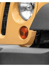 Raxiom Axial Series Amber Lens Replacement Turn Signal Lamps Jeep Wrangler JK 2007-2018                                     - J150569 - Image 6