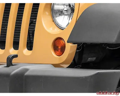 Raxiom Axial Series Amber Lens Replacement Turn Signal Lamps Jeep Wrangler JK 2007-2018 - J150569