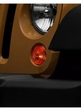 Raxiom Axial Series Amber Lens Replacement Turn Signal Lamps Jeep Wrangler JK 2007-2018                                     - J150569 - Image 7