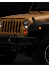 Raxiom Axial Series Amber Lens Replacement Turn Signal Lamps Jeep Wrangler JK 2007-2018                                     - J150569 - Image 8