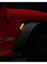 Raxiom Axial Series Fender Vent LED light Jeep Wrangler JL 2018-2023                                     - J152601-JL - Image 5