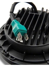 Raxiom Axial Series Clear Lens Black Housing Spider LED Headlights w/ Amber DRL & Angel Eye Halo Jeep Wrangler JK 2007-2018                                     - J152602 - Image 5