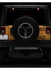 Raxiom Axial Series Window Glass Hinge LED Lights Jeep Wrangler JK w/ Hard Top 2007-2018                                     - J153594 - Image 7