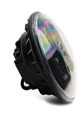 Raxiom Clear Lens Black Housing 7" LED Headlights Jeep Wrangler JK 2007-2018                                     - J154695 - Image 2