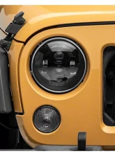 Raxiom Clear Lens Black Housing 7" LED Headlights Jeep Wrangler JK 2007-2018                                     - J154695 - Image 8