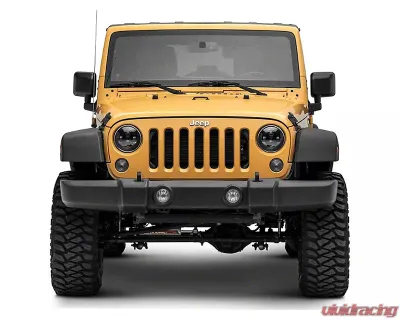 Raxiom Clear Lens Black Housing 7" LED Headlights Jeep Wrangler JK 2007-2018 - J154695