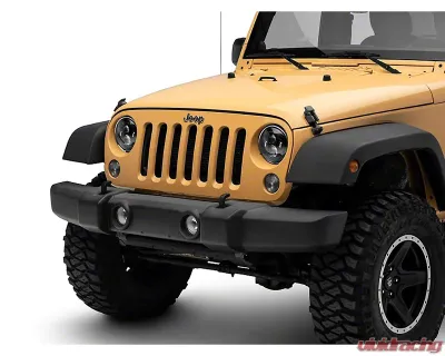 Raxiom Clear Lens Black Housing 7" LED Headlights Jeep Wrangler JK 2007-2018 - J154695