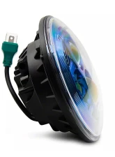 Raxiom Clear Lens Blue Housing 7" LED Headlights Jeep Wrangler JK 2007-2018                                     - J154696 - Image 2