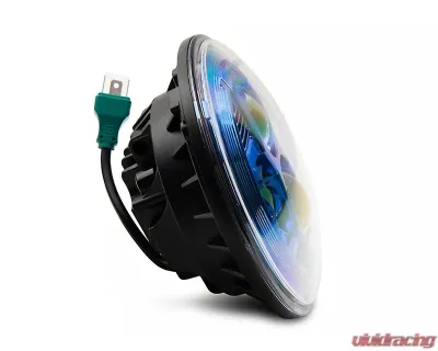 Raxiom Clear Lens Blue Housing 7" LED Headlights Jeep Wrangler JK 2007-2018 - J154696