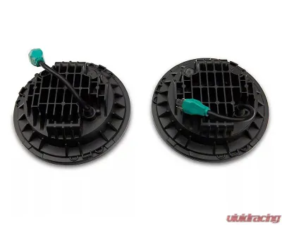 Raxiom Clear Lens Blue Housing 7" LED Headlights Jeep Wrangler JK 2007-2018 - J154696