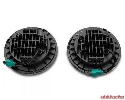 Raxiom Clear Lens Chrome Housing 7" LED Headlights Jeep Wrangler JK 2007-2018 - J154697