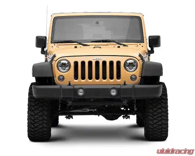 Raxiom Clear Lens Chrome Housing 7" LED Headlights Jeep Wrangler JK 2007-2018 - J154697