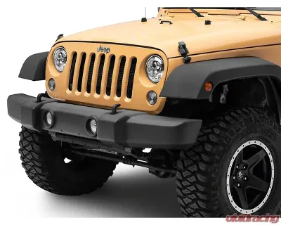 Raxiom Clear Lens Chrome Housing 7" LED Headlights Jeep Wrangler JK 2007-2018 - J154697