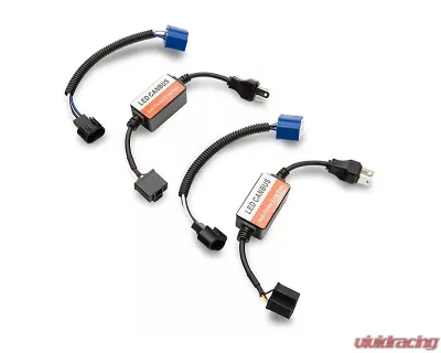 Raxiom Clear Lens Orange Housing 7" LED Headlights Jeep Wrangler JK 2007-2018 - J154700