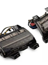 Raxiom Axial Series Smoked Lens Sequential LED Parking/Turn Signal Lights Jeep Wrangler JL Sport w/ Factory Halogen Lights 2018-2023                                     - J155019-JL - Image 10