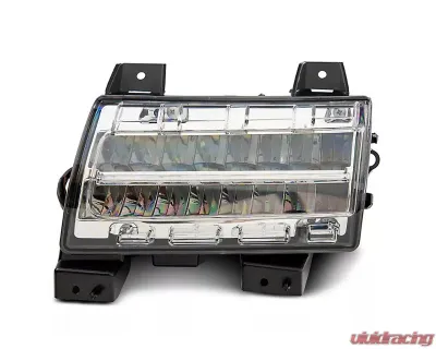 Raxiom Axial Series Chrome Housing Sequential LED Parking/Turn Signal Lights Jeep Wrangler JL Sport 2018-2023 - J155020-JL