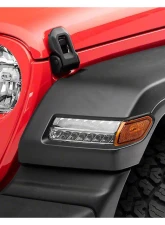 Raxiom Axial Series Chrome Housing Sequential LED Parking/Turn Signal Lights Jeep Wrangler JL Sport 2018-2023                                     - J155020-JL - Image 5