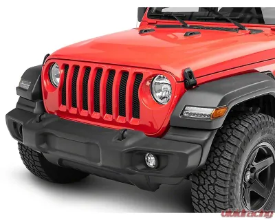 Raxiom Axial Series Chrome Housing Sequential LED Parking/Turn Signal Lights Jeep Wrangler JL Sport 2018-2023 - J155020-JL