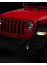 Raxiom Axial Series Chrome Housing Sequential LED Parking/Turn Signal Lights Jeep Wrangler JL Sport 2018-2023                                     - J155020-JL - Image 10