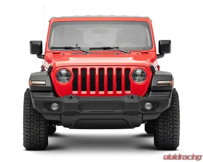 Raxiom Axial Series Chrome Housing Sequential LED Parking/Turn Signal Lights Jeep Wrangler JL Sport 2018-2023 - J155020-JL