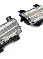 Raxiom Axial Series Chrome Housing Sequential LED Parking/Turn Signal Lights Jeep Wrangler JL Sport 2018-2023                                     - J155020-JL - Image 11
