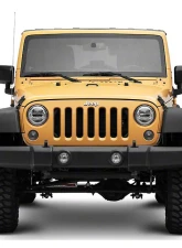 Raxiom Axial Series Clear Lens Chrome Housing 7" LED Headlights w/ DRL Jeep Wrangler TJ | JK 1997-2018                                     - J155569 - Image 12