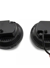 Raxiom Axial Series Clear Lens Chrome Housing 7" LED Headlights w/ DRL Jeep Wrangler TJ | JK 1997-2018                                     - J155569 - Image 3