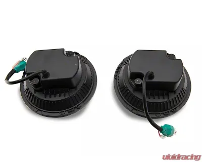 Raxiom Axial Series Clear Lens Chrome Housing 7" LED Headlights w/ DRL Jeep Wrangler TJ | JK 1997-2018 - J155569