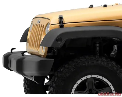 Raxiom Axial Series Smoked Lens White LED Side Marker Lights Jeep Wrangler JK 2007-2018 - J163060