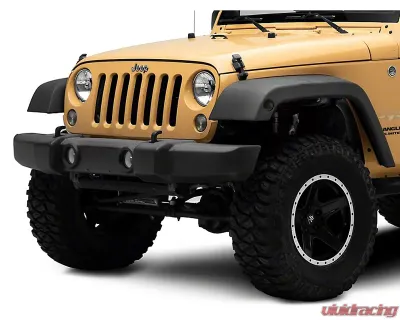 Raxiom Axial Series Smoked Lens White LED Side Marker Lights Jeep Wrangler JK 2007-2018 - J163060