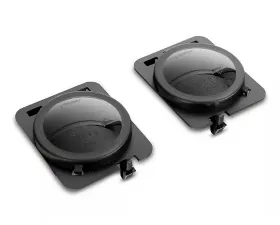 Raxiom Axial Series Smoked Lens White LED Side Marker Lights Jeep Wrangler JK 2007-2018