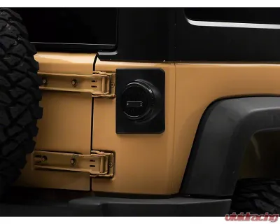 Raxiom Axial Series Clear Lens Black Housing Halo LED Tail Lights Jeep Wrangler JK 2007-2018 - J164240