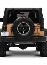 Raxiom Axial Series Clear Lens Black Housing Halo LED Tail Lights Jeep Wrangler JK 2007-2018                                     - J164240 - Image 9