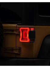 Raxiom Axial Series Red Lens Black Housing JL Style LED Tail Lights Jeep Wrangler JK 2007-2018                                     - J164242 - Image 5