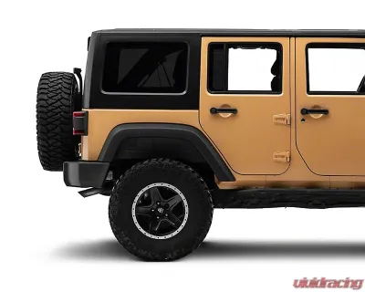 Raxiom Axial Series Red Lens Black Housing JL Style LED Tail Lights Jeep Wrangler JK 2007-2018 - J164242