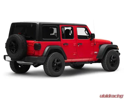 Raxiom Axial Series Smoked Lens Black Housing Carver LED Tail Lights Jeep Wrangler JL w/ Factory Halogen Tail Lights 2018-2024 - J164243-JL
