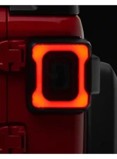 Raxiom Axial Series Smoked Lens Black Housing Carver LED Tail Lights Jeep Wrangler JL w/ Factory Halogen Tail Lights 2018-2024                                     - J164243-JL - Image 8