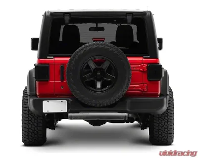 Raxiom Axial Series Smoked Lens Black Housing Carver LED Tail Lights Jeep Wrangler JL w/ Factory Halogen Tail Lights 2018-2024 - J164243-JL