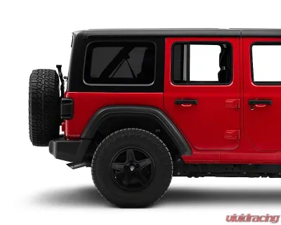Raxiom Axial Series Smoked Lens Black Housing Carver LED Tail Lights Jeep Wrangler JL w/ Factory Halogen Tail Lights 2018-2024 - J164243-JL