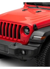 Raxiom Axial Series Clear Lens Black Housing 9" LED Headlights Jeep Wrangler JL | Gladiator JT w/ Factory Halogen Headlights 2018-2024                                     - J164371 - Image 15