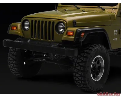 Raxiom Axial Series Smoked Lens LED Side Marker Lamps Jeep Wrangler TJ 1997-2006 - J166834