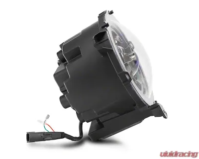 Raxiom Axial Series Clear Lens Black Housing 9" Angel Eye LED Headlights Jeep Wrangler JL | Gladiator JT 2018-2024 - J167045