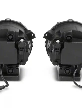 Raxiom Axial Series Clear Lens Black Housing 9" Angel Eye LED Headlights Jeep Wrangler JL | Gladiator JT 2018-2024                                     - J167045 - Image 4