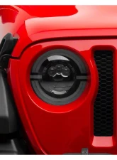 Raxiom Axial Series Clear Lens Black Housing 9" Angel Eye LED Headlights Jeep Wrangler JL | Gladiator JT 2018-2024                                     - J167045 - Image 9